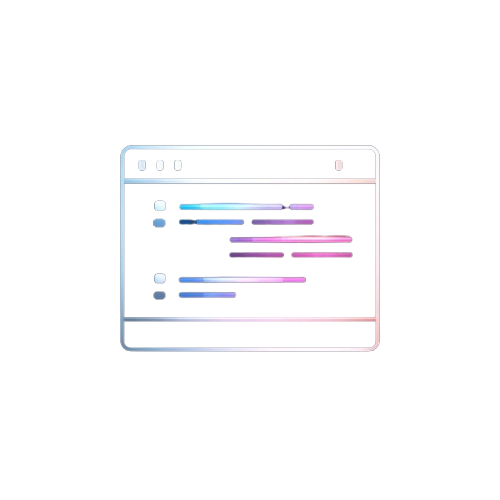 Gradient color swatch panel on a white background