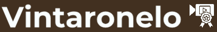 Logo of Vintaronelo with a brown background